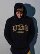 MANTO hoodie Varsity 26 - black